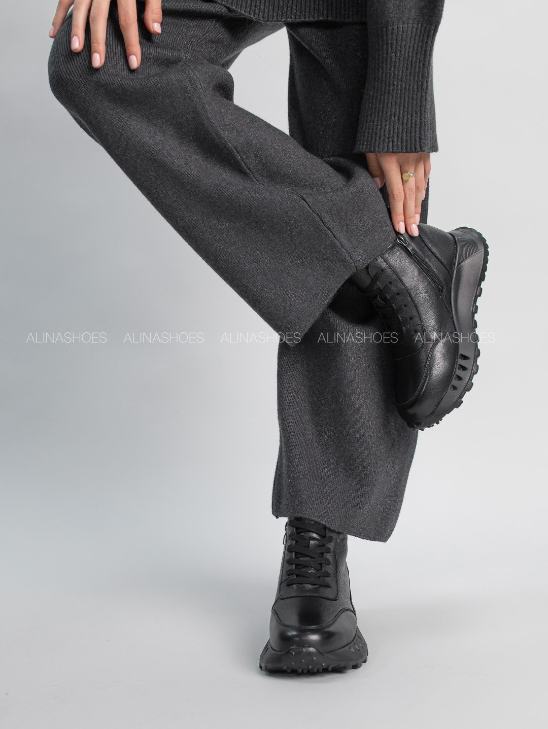 Кроссовки alinashoes черный купить,NaN