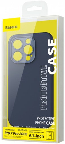 Чехол Baseus для Apple iPhone 14 Pro Max синий купить,0