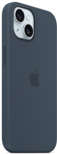Чехол Apple Silicone Case MagSafe для Apple iPhone 15 Storm Blue купить,NaN