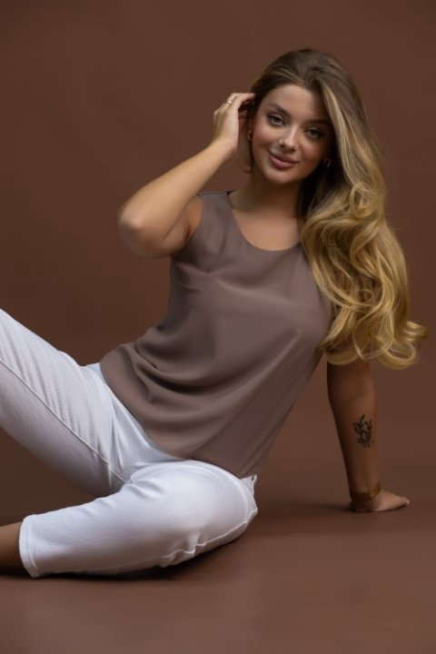 Топ alinashoes коричневый 42 купить,NaN