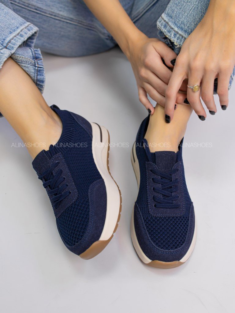 Кроссовки alinashoes синий купить,NaN