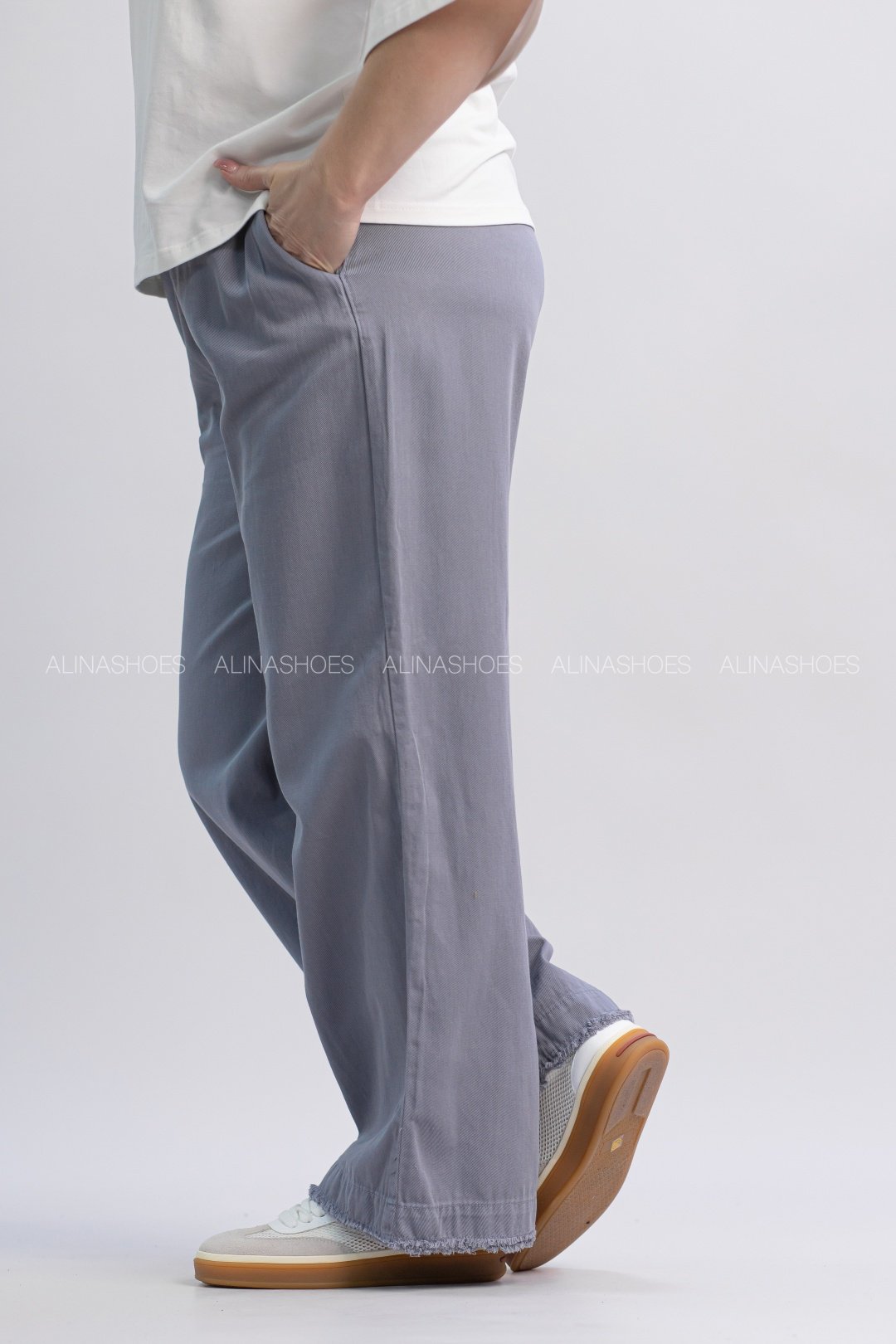 Джинсы прямые alinashoes серый купить,NaN