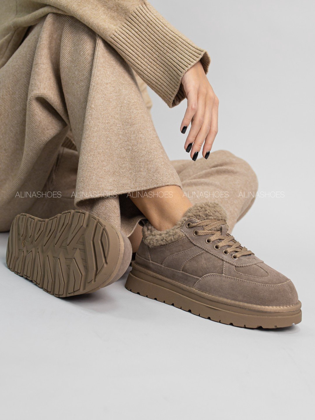 Кроссовки alinashoes бежевый купить,NaN