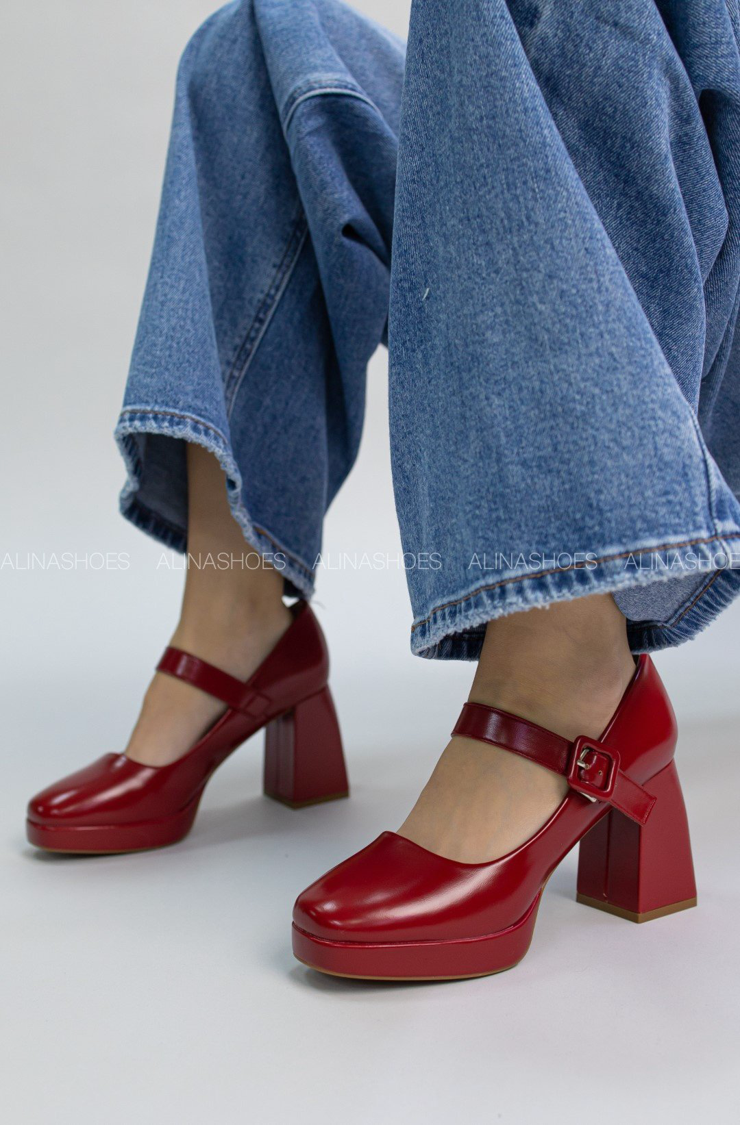 Туфли alinashoes red 40 купить,NaN