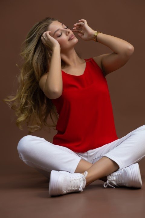 Топ alinashoes красный 44 купить,NaN