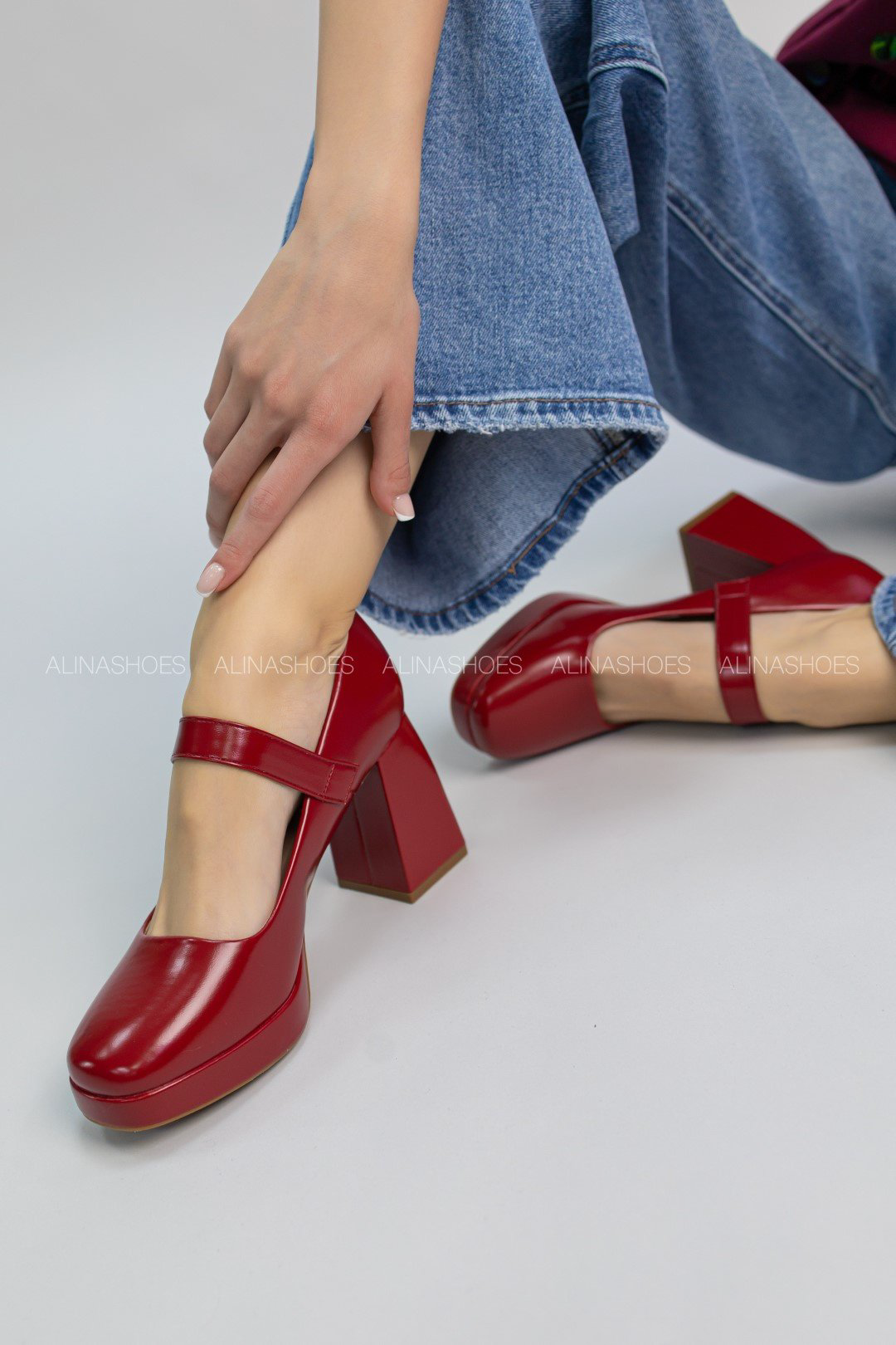 Туфли alinashoes red 40 купить,NaN