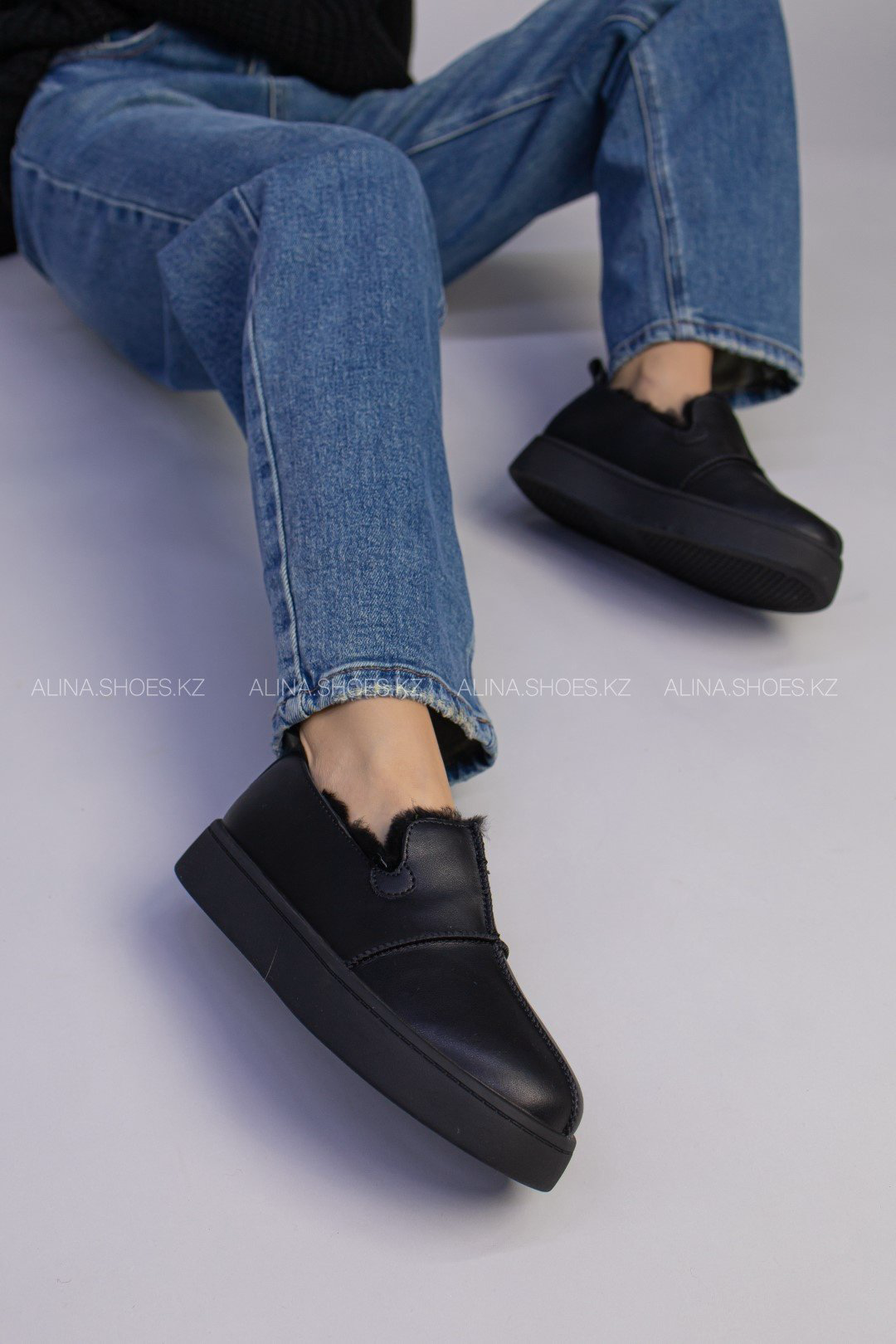 Автоледи alinashoes черный купить,NaN