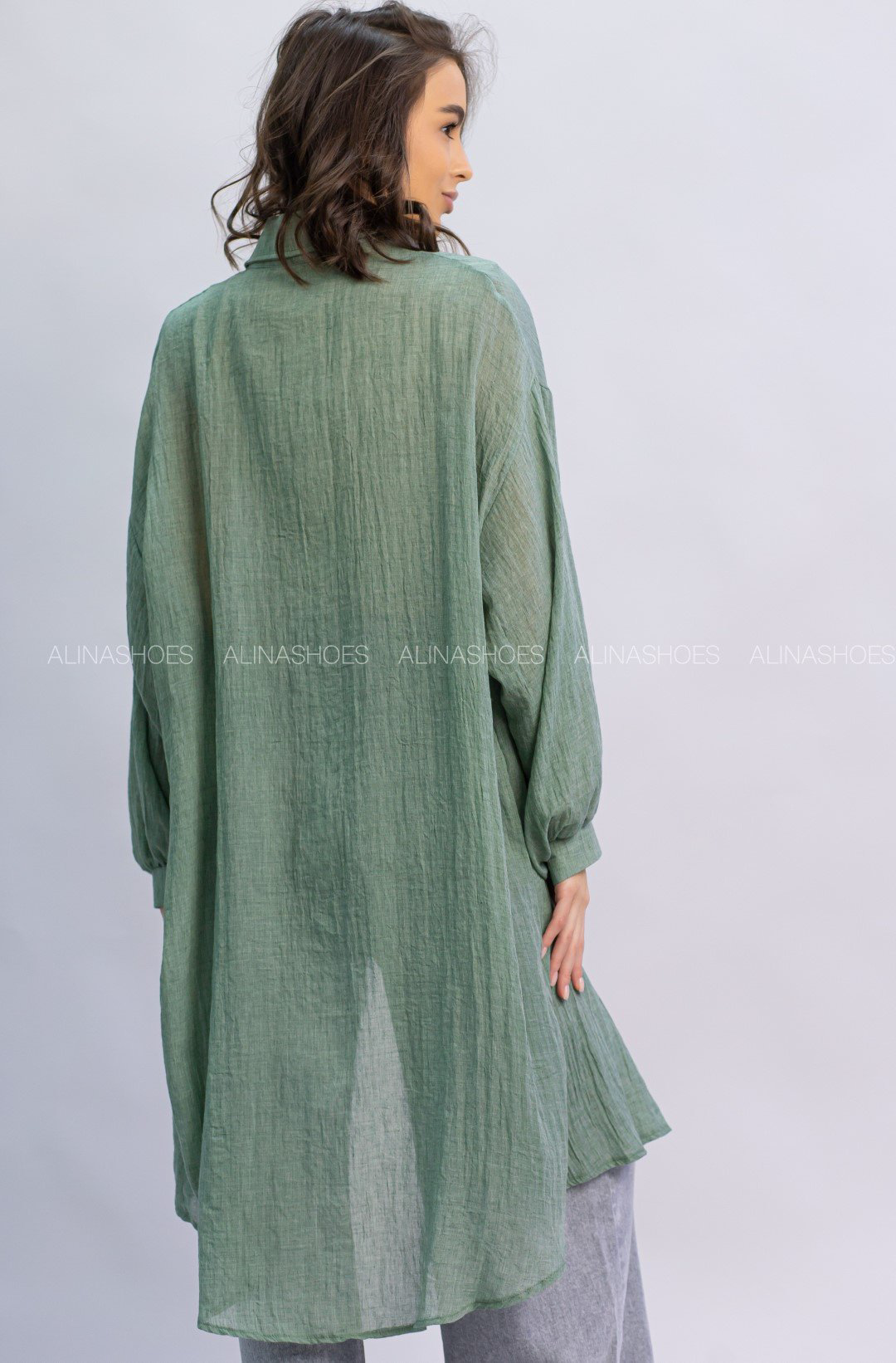 Рубашка alinashoes хаки купить,NaN