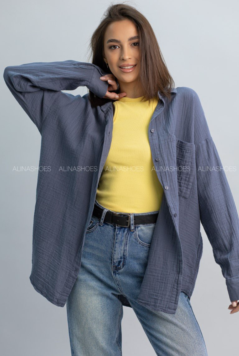 Рубашка alinashoes графит купить,NaN