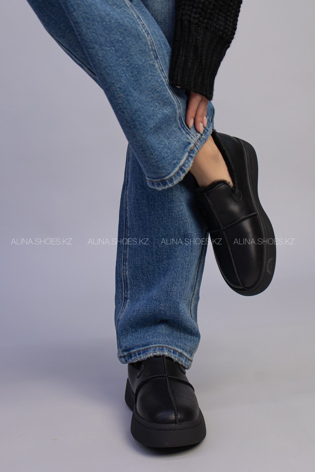 Автоледи alinashoes черный купить,NaN