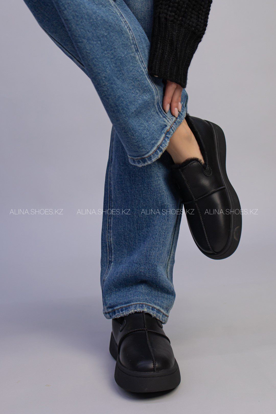 Автоледи alinashoes черный купить,NaN