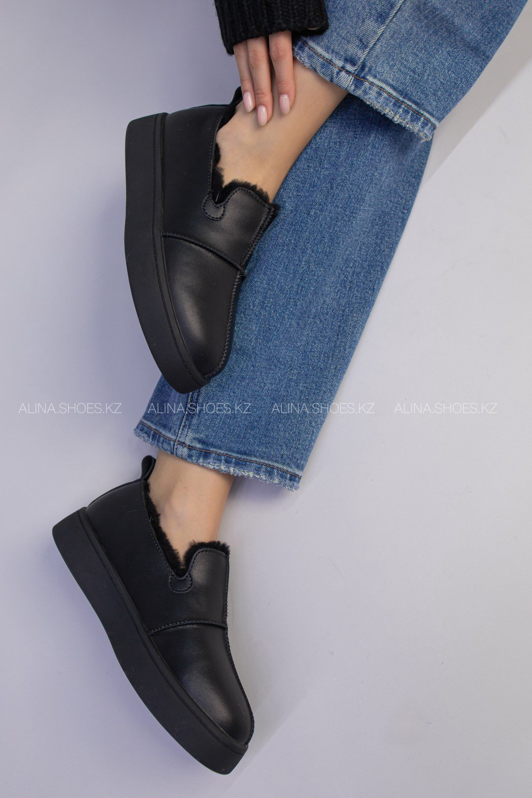 Автоледи alinashoes черный купить,NaN