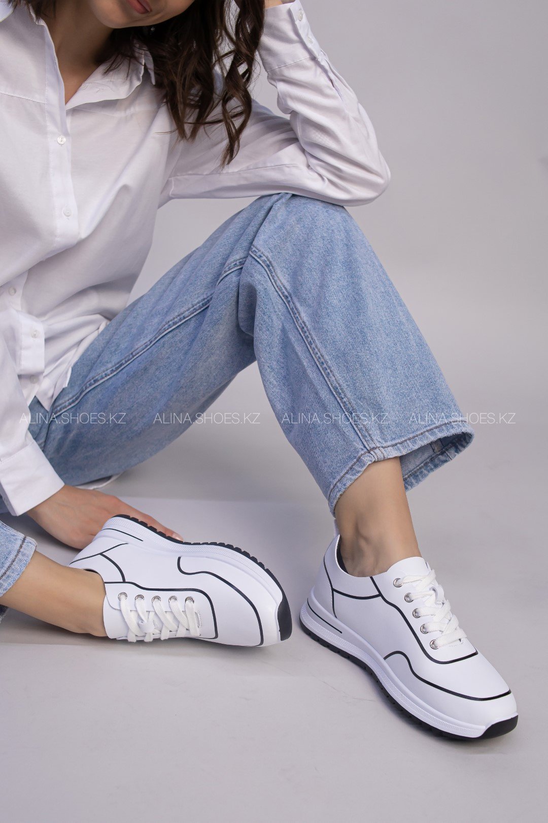 Кроссовки alinashoes белый купить,NaN