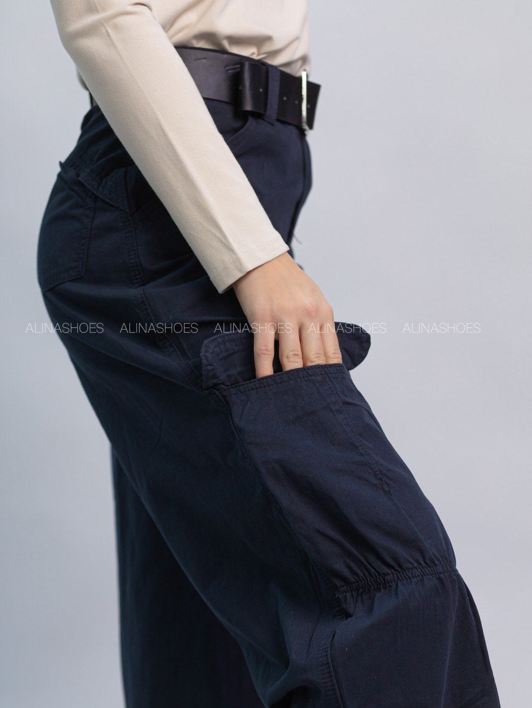 Джоггеры alinashoes синий купить,NaN
