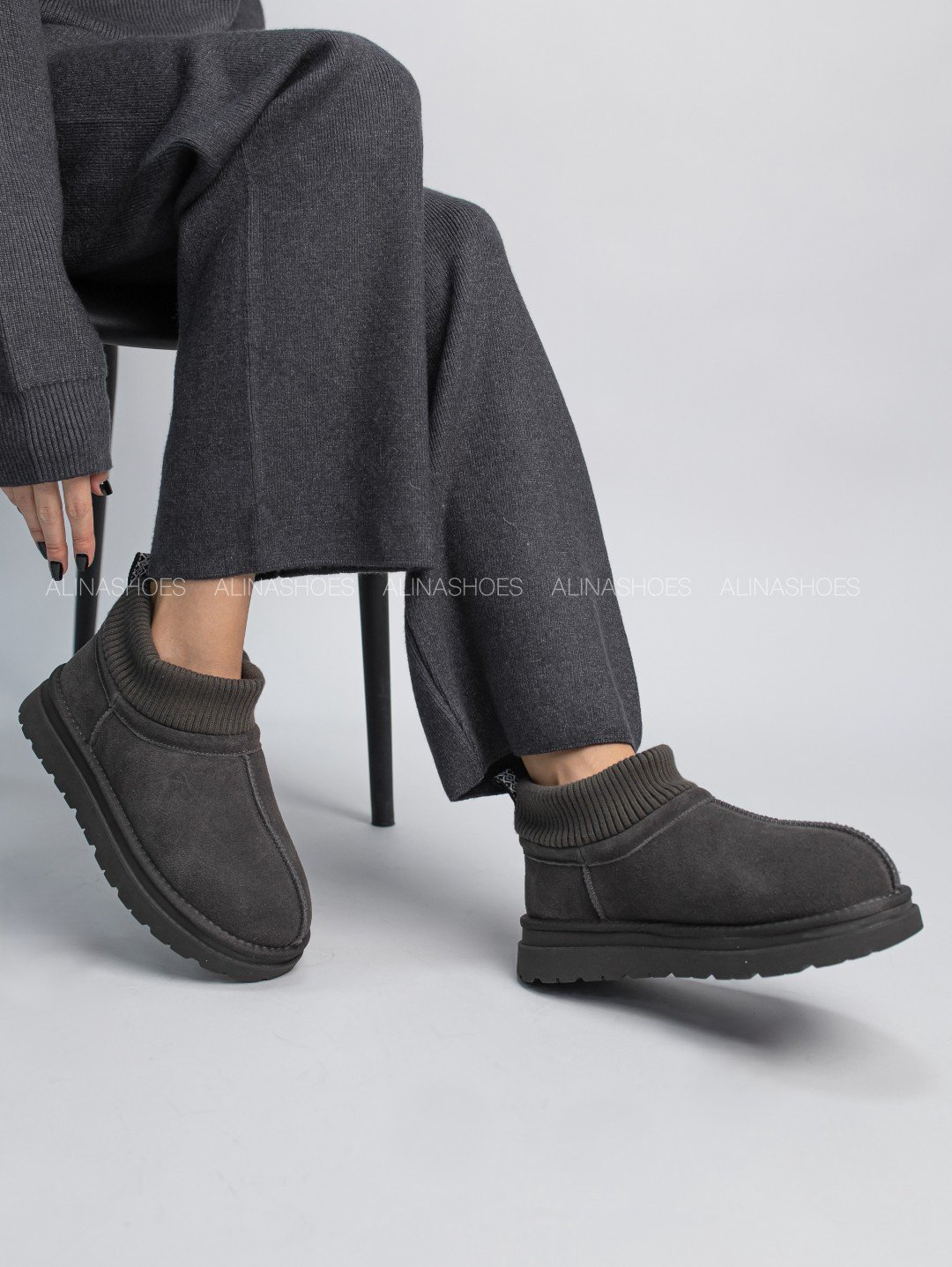 Угги alinashoes графит купить,NaN