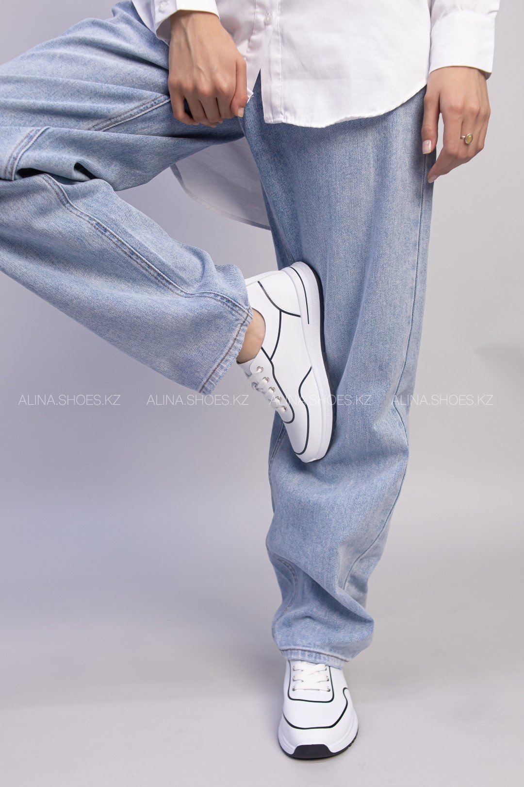 Кроссовки alinashoes белый купить,NaN