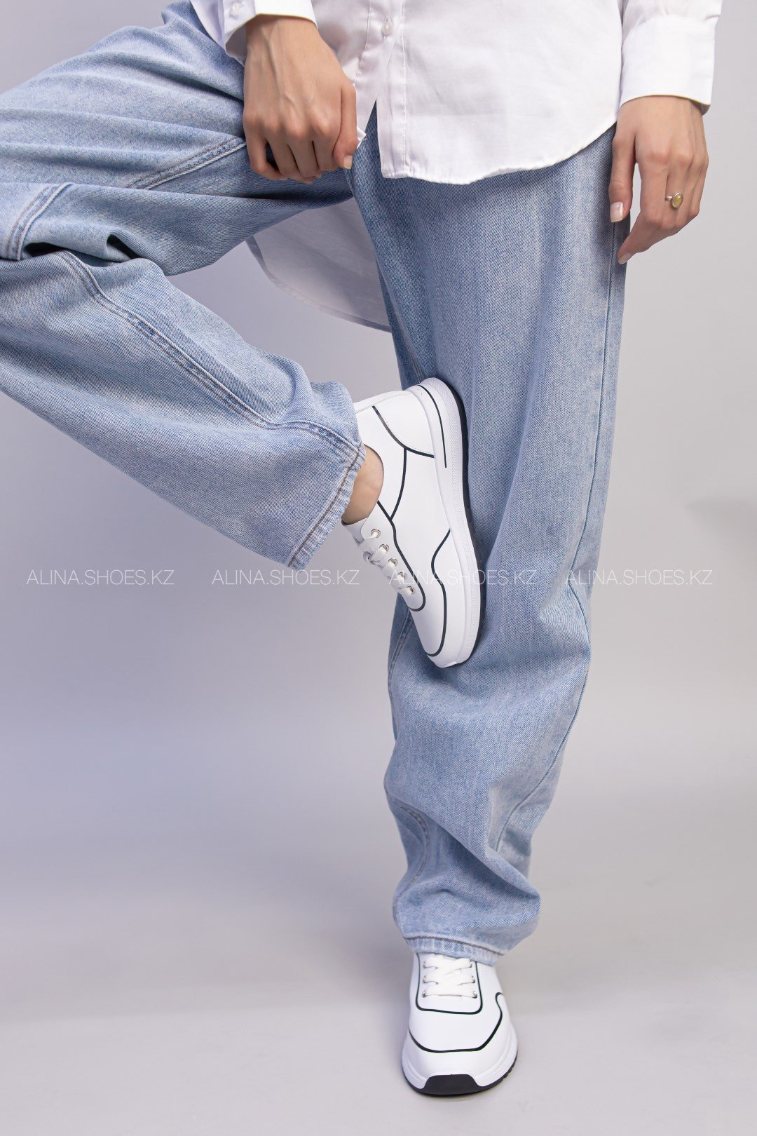 Кроссовки alinashoes белый купить,NaN
