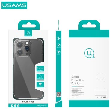 Чехол Usams для Apple iPhone 15 Pro Max прозрачный купить,NaN