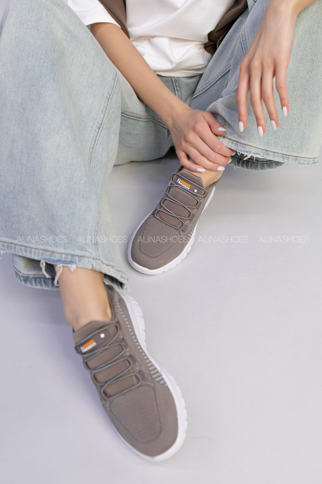 Кроссовки alinashoes хаки купить,NaN