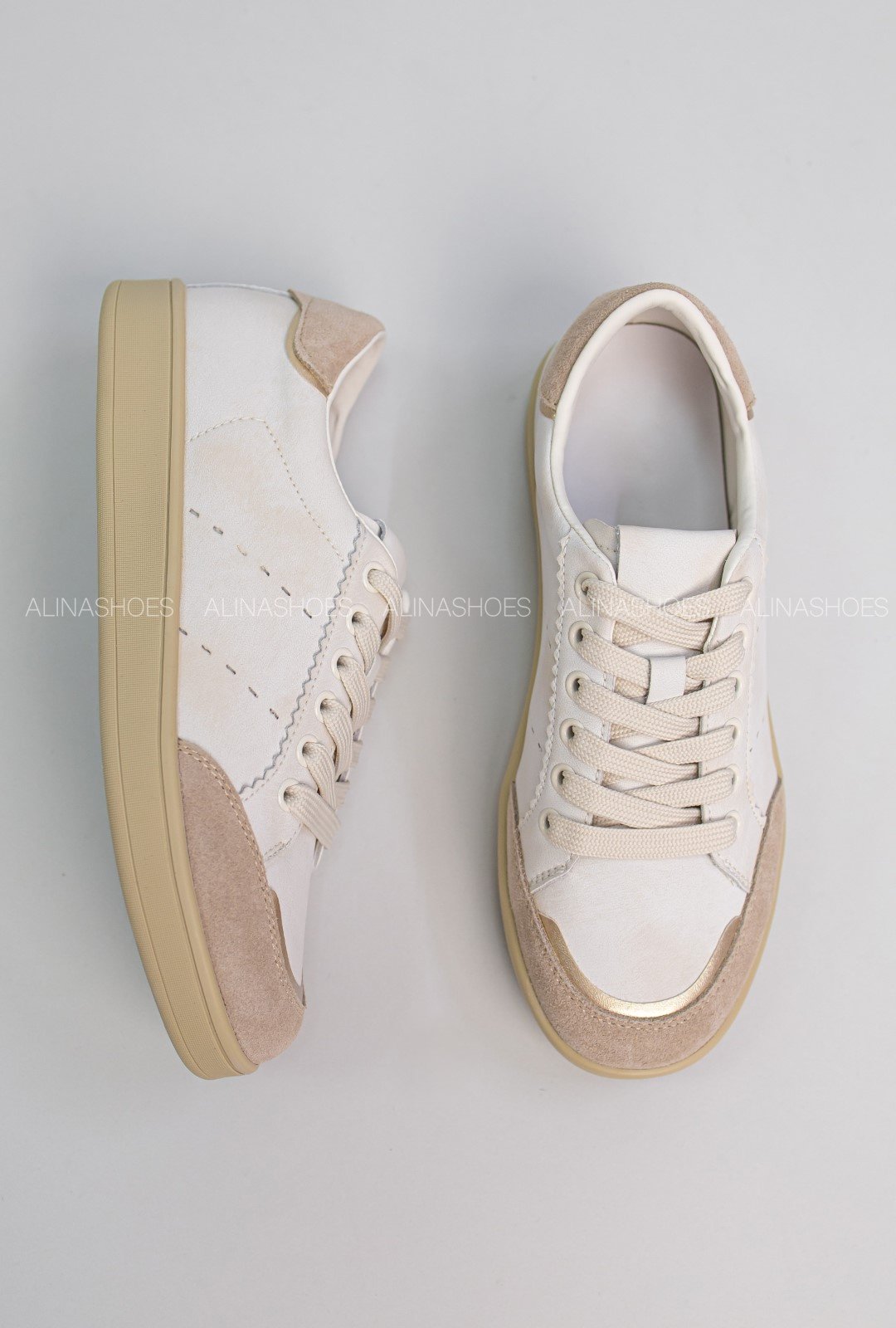 Кеды alinashoes бежевый купить,NaN