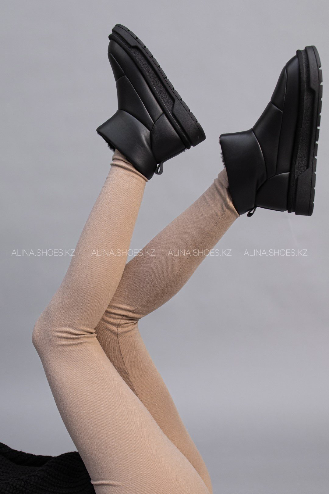 Дутики alinashoes черный купить,NaN