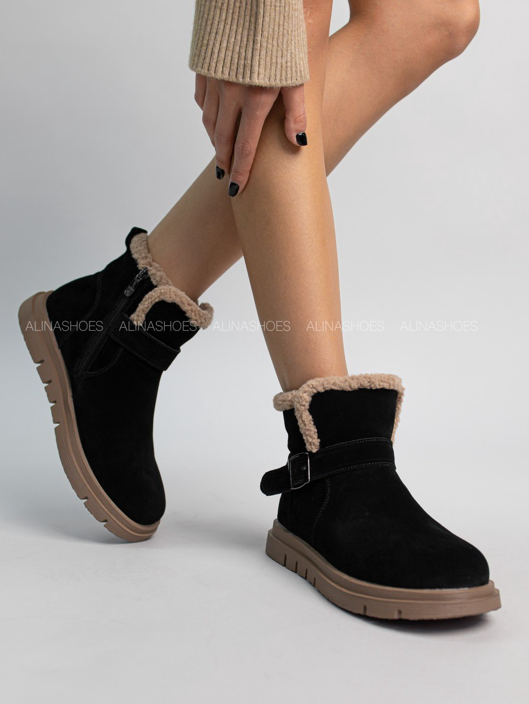 Угги alinashoes black 38 купить,NaN