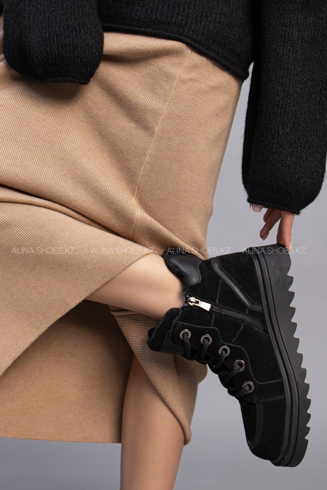 Кроссовки alinashoes черный купить,NaN