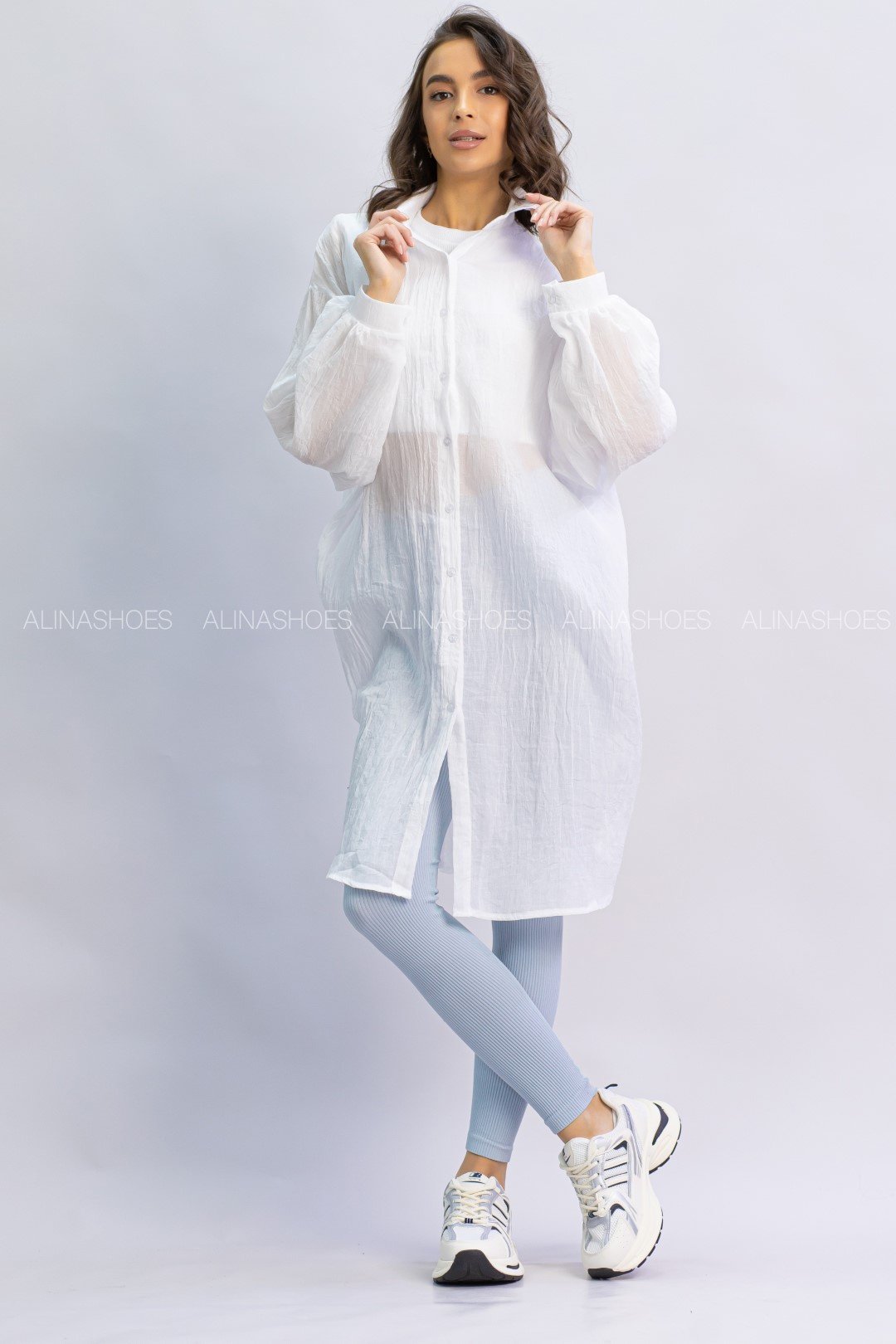 Рубашка alinashoes белый купить,NaN