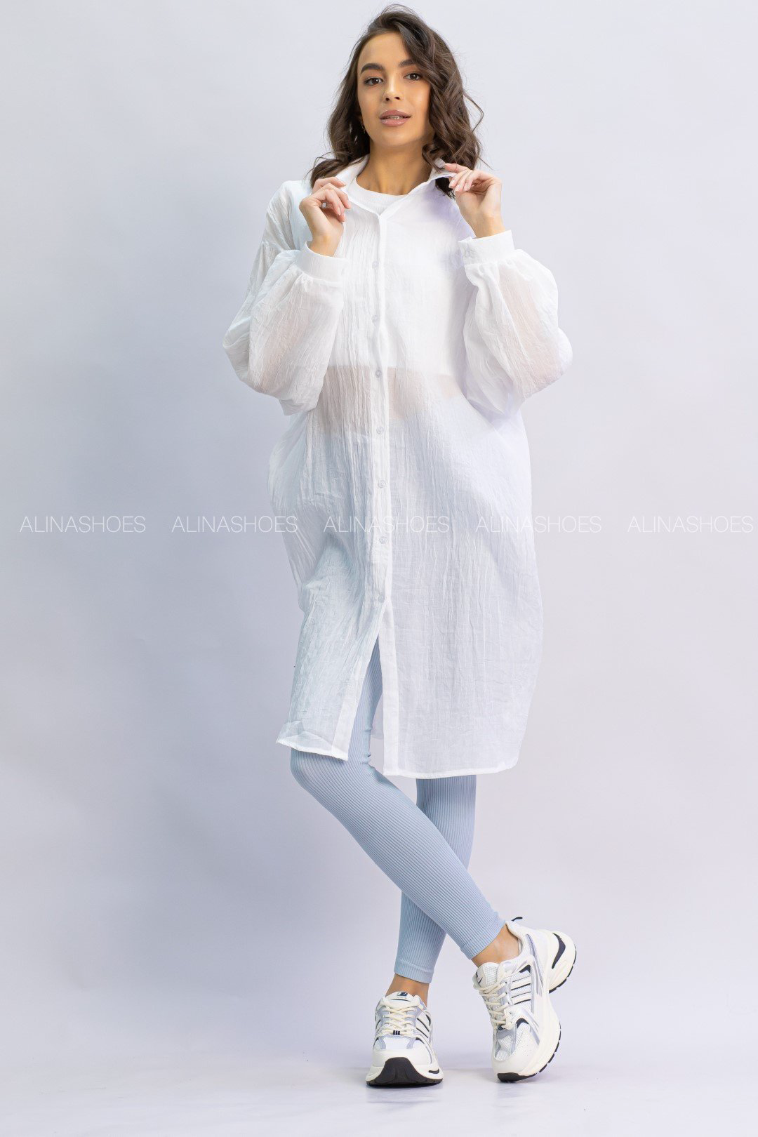 Рубашка alinashoes белый купить,NaN