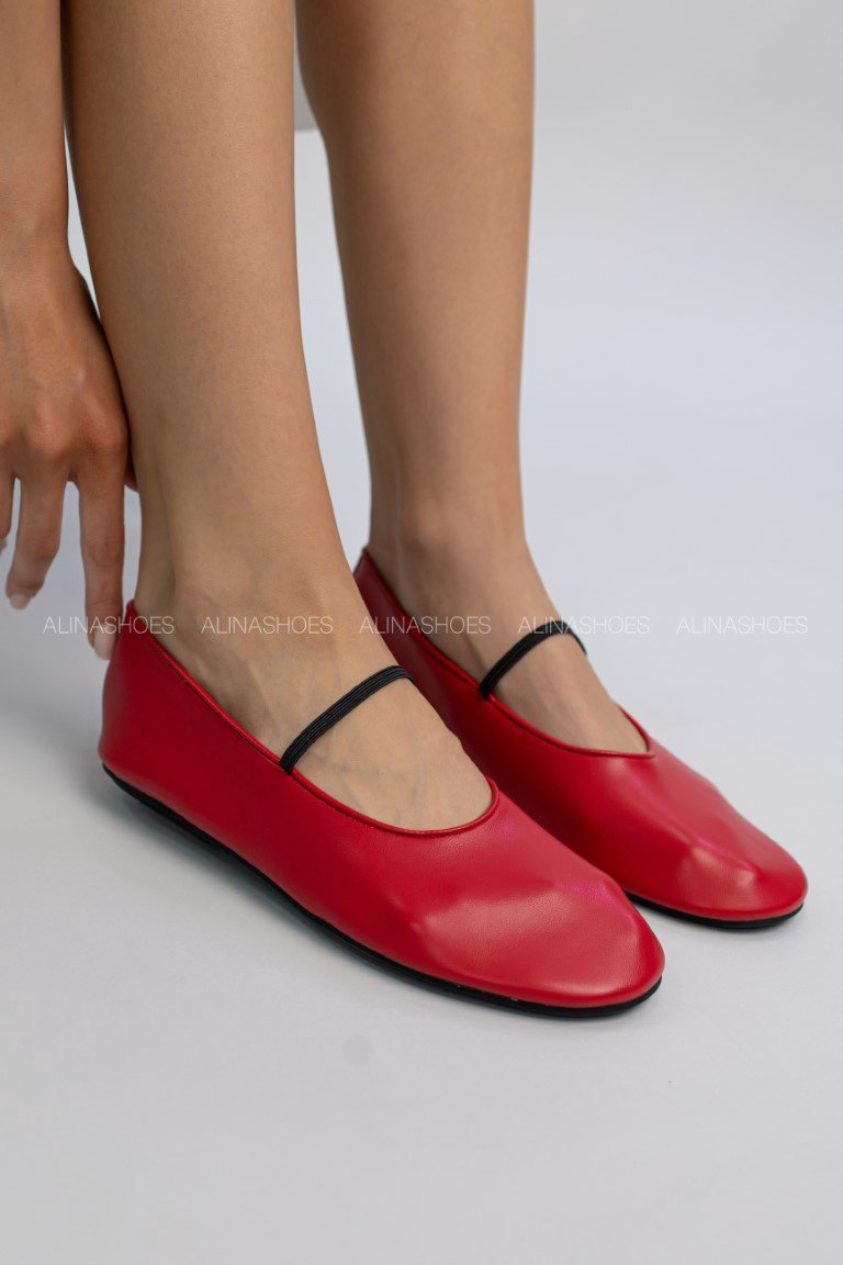 Балетки alinashoes red 36 купить,NaN