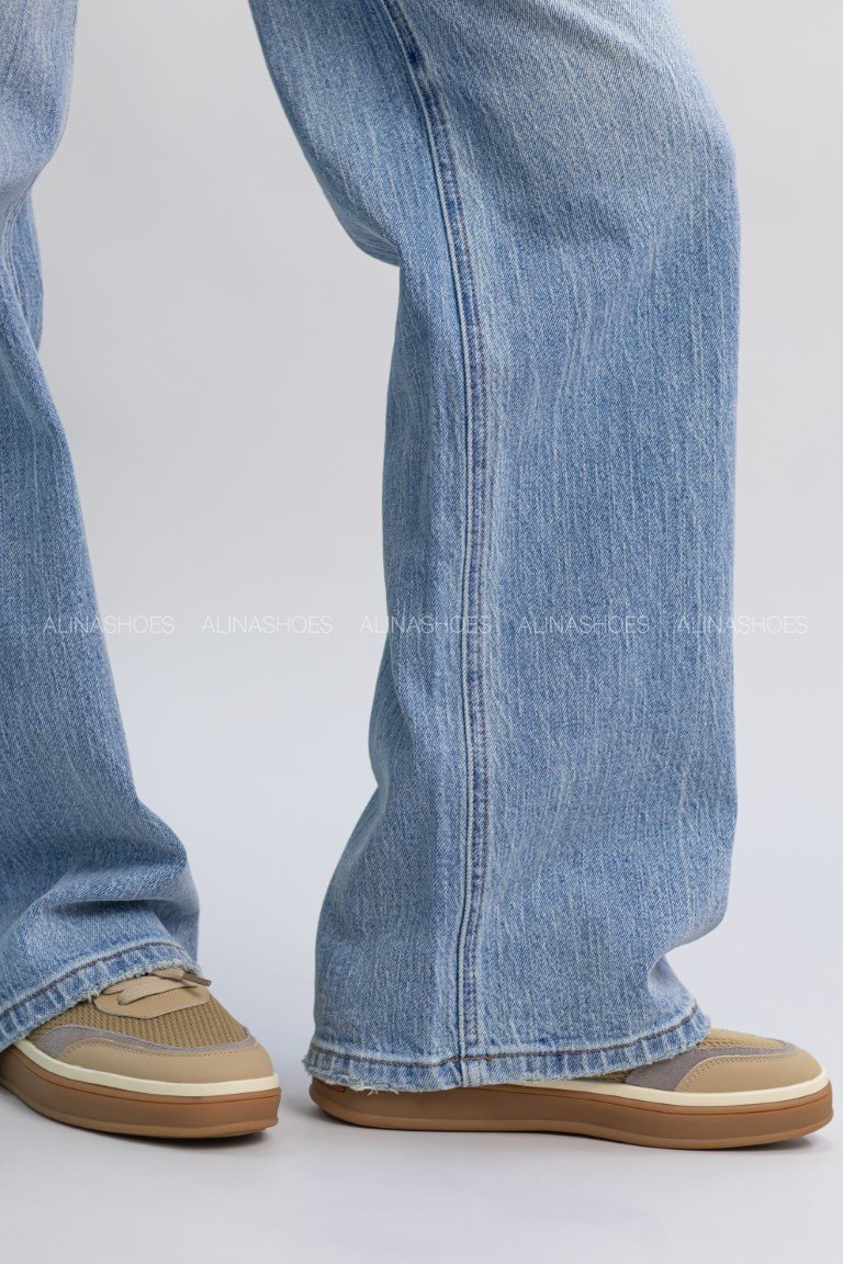 Джинсы прямые alinashoes голубой купить,NaN