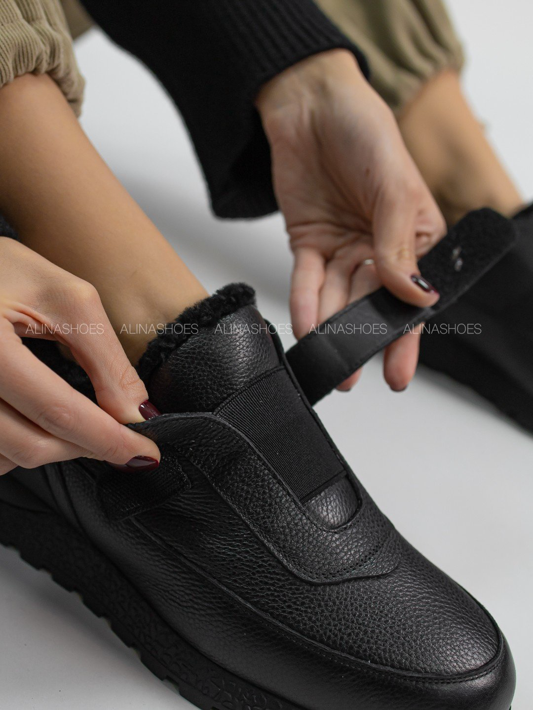 Кроссовки alinashoes черный купить,NaN