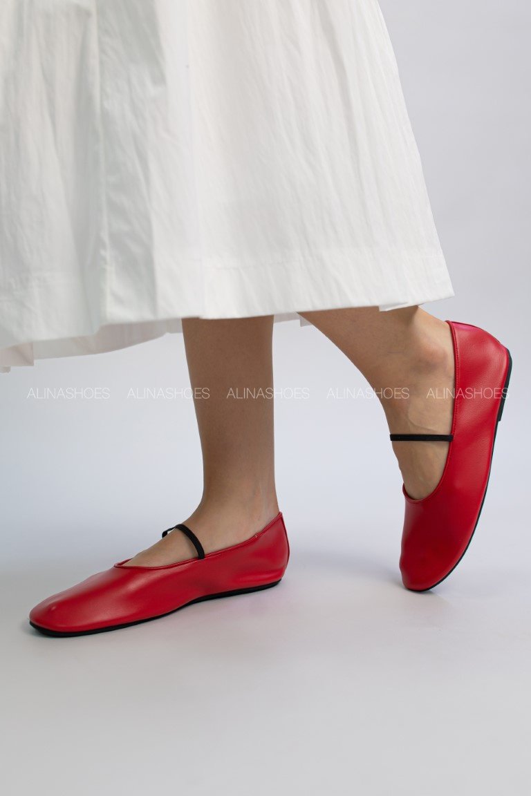 Балетки alinashoes red 36 купить,NaN
