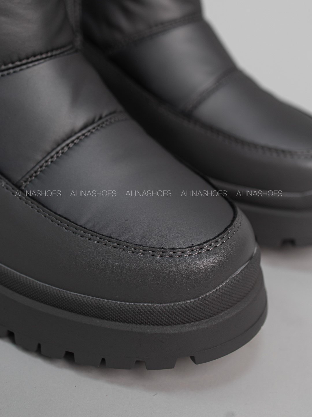 Дутики alinashoes серый купить,NaN