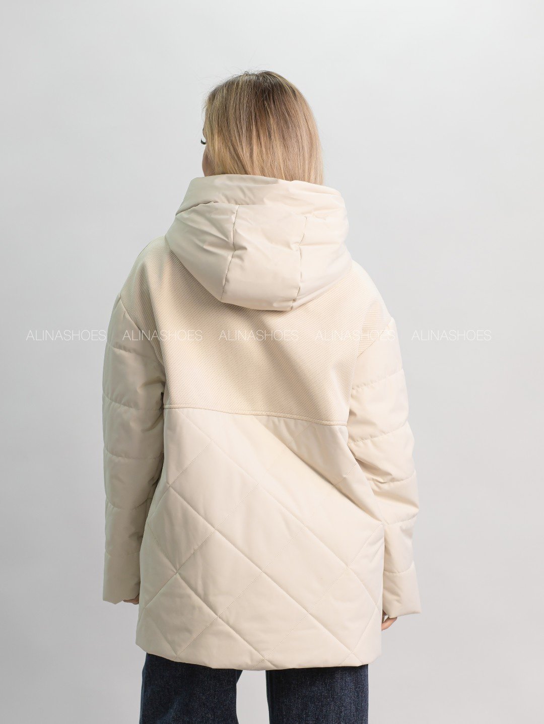 Демисезонная куртка alinashoes светло-бежевый купить,NaN