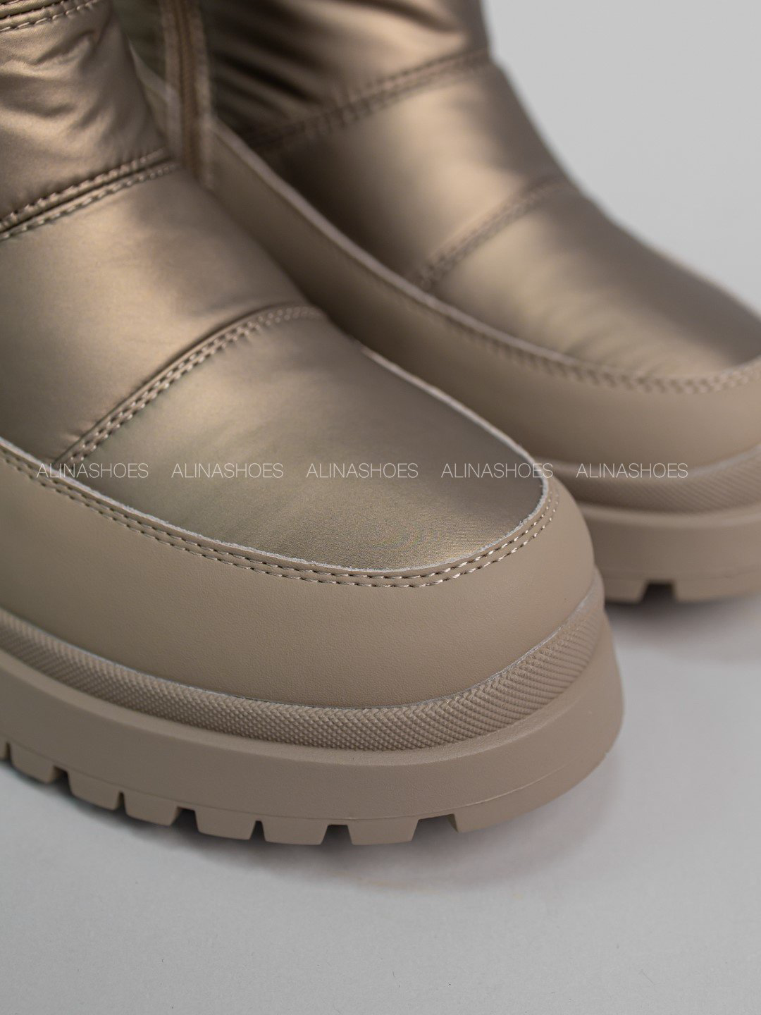 Дутики alinashoes бежевый купить,NaN