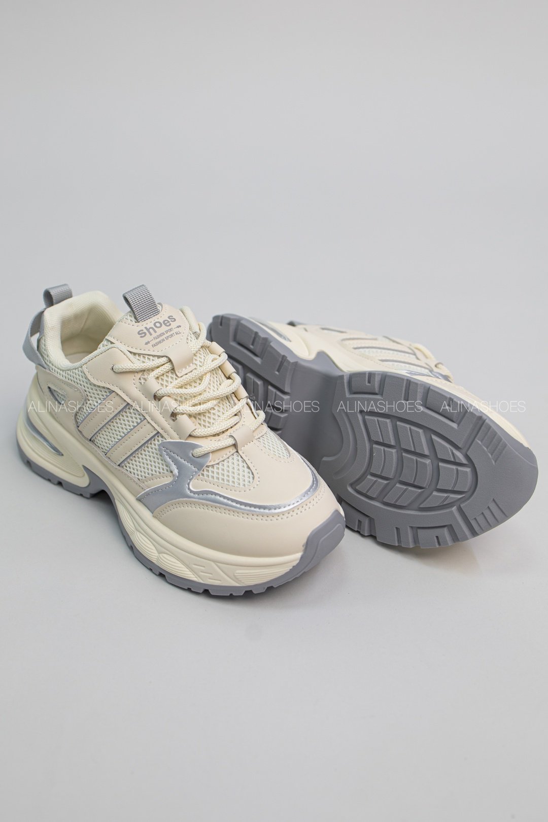 Кроссовки alinashoes серый купить,NaN