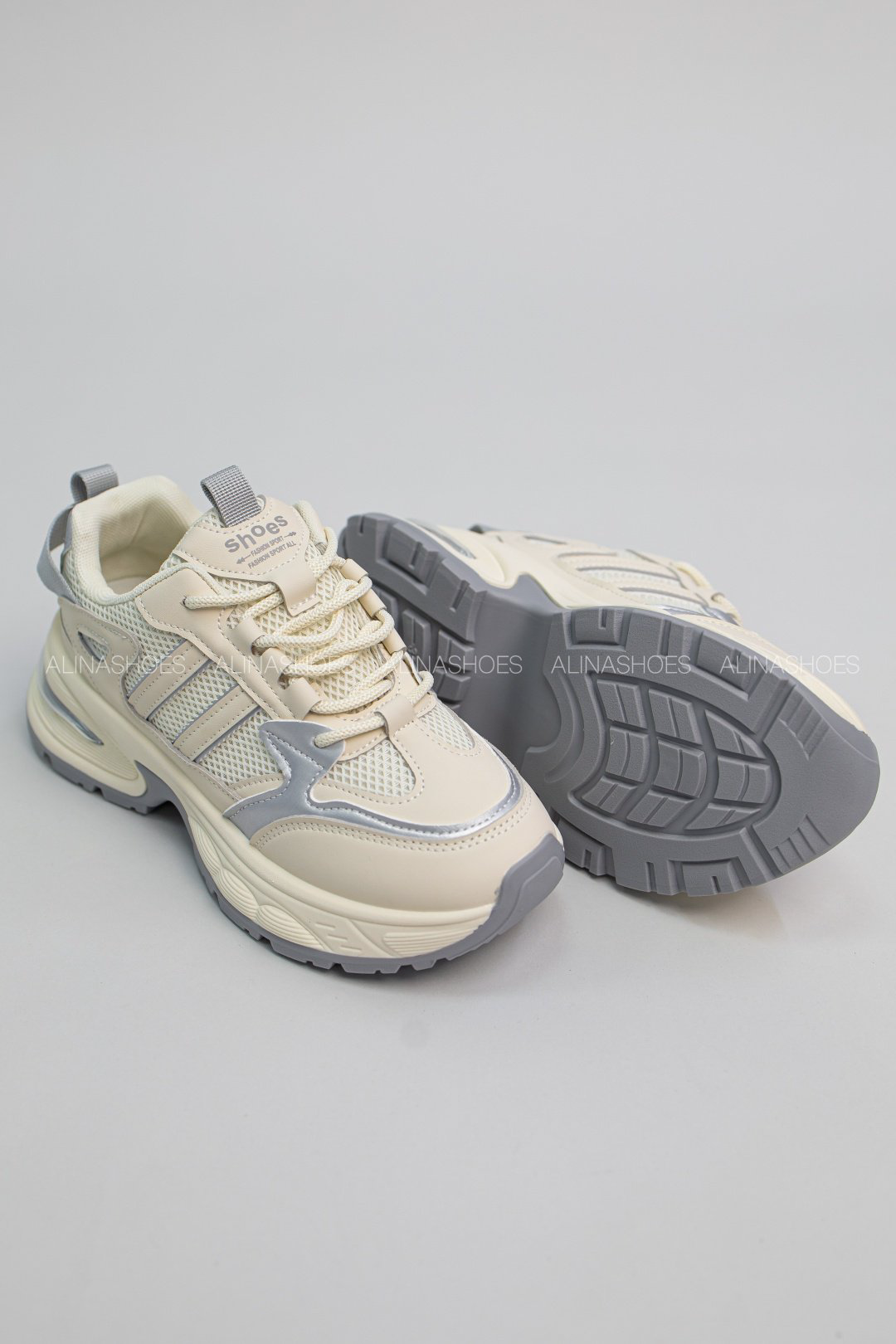 Кроссовки alinashoes серый купить,NaN