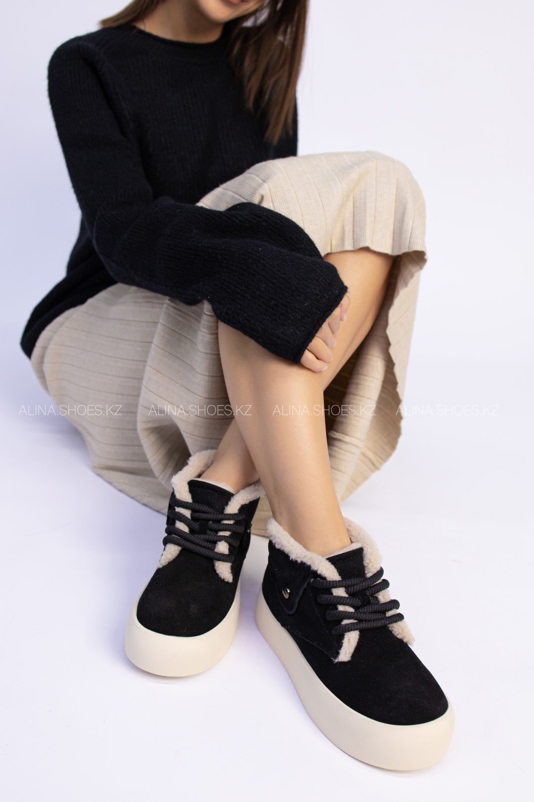 Полуботинки alinashoes черный купить,NaN