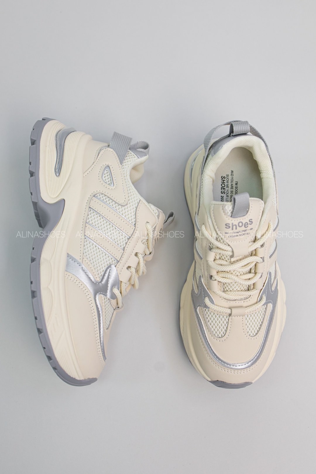 Кроссовки alinashoes серый купить,NaN