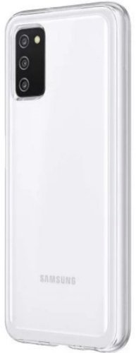 Чехол Samsung Soft Clear Cover для Samsung Galaxy A03s прозрачный купить,0