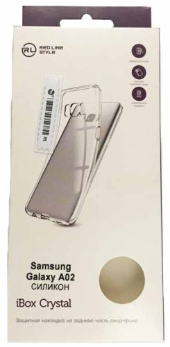 Чехол Red Line Ibox Crystal для Samsung A02 прозрачный купить,399