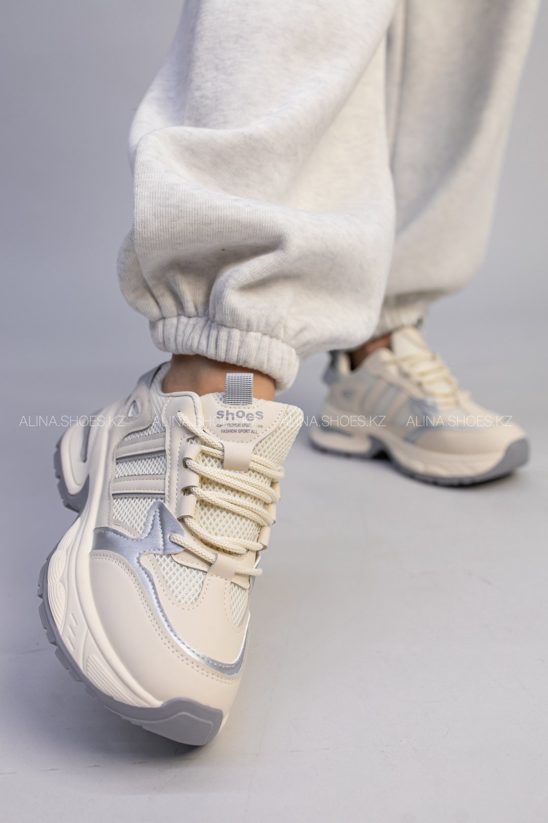 Кроссовки alinashoes серый купить,NaN
