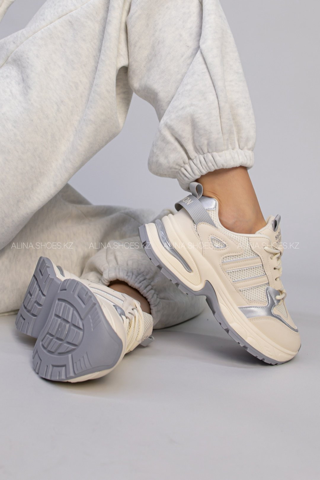 Кроссовки alinashoes серый купить,NaN