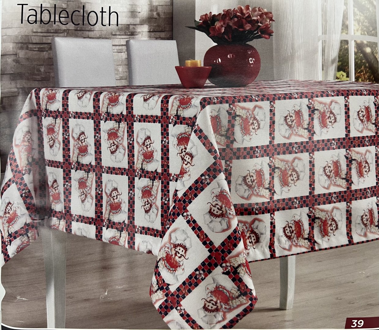 TableCloth скатерть 368144 220x160 см, лен, полиэстер