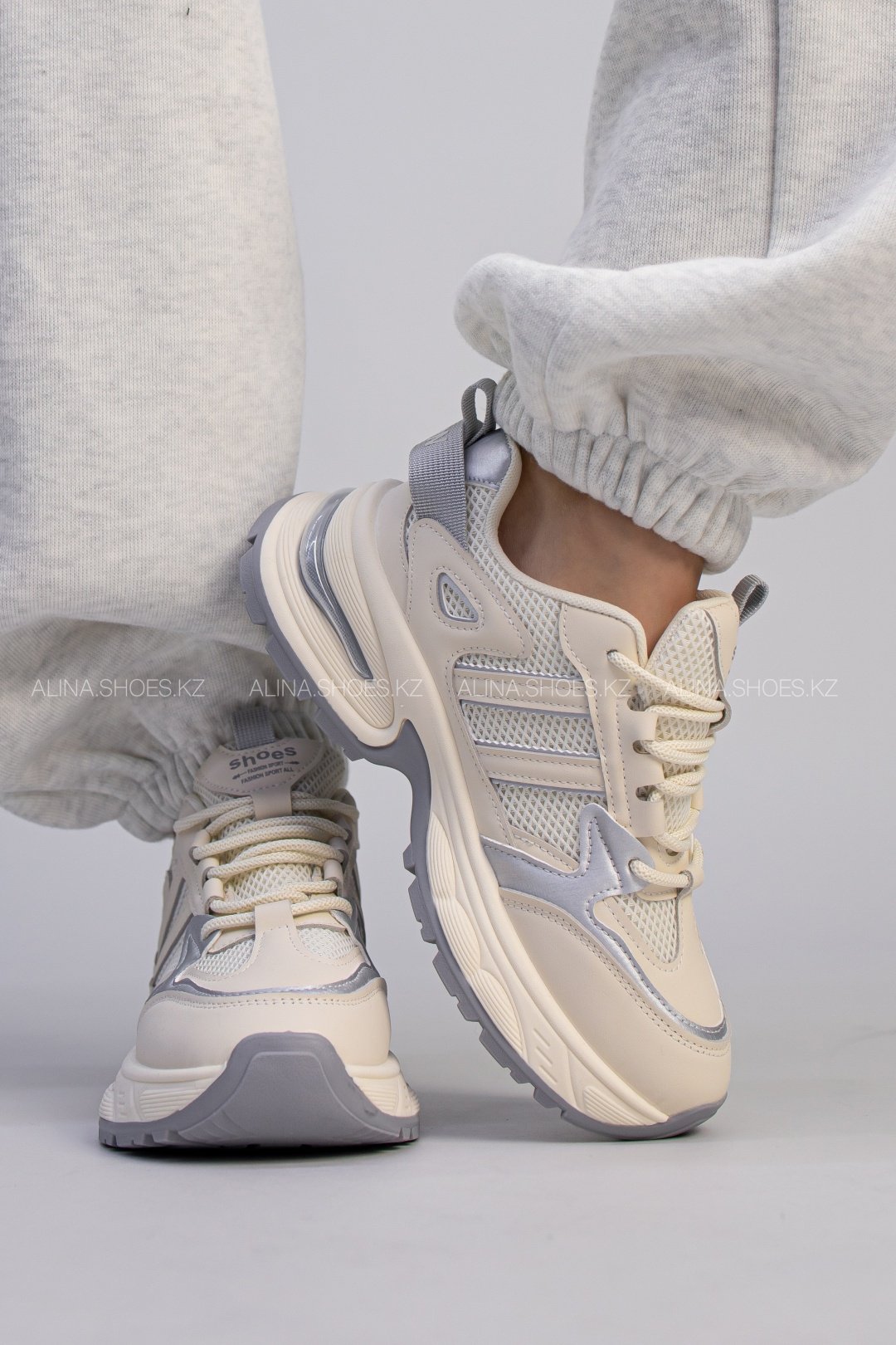 Кроссовки alinashoes серый купить,NaN