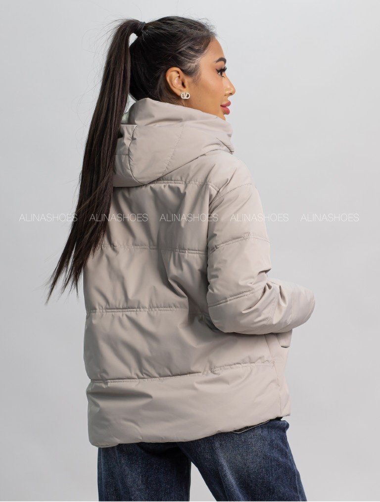 Демисезонная куртка alinashoes светло-бежевый купить,NaN