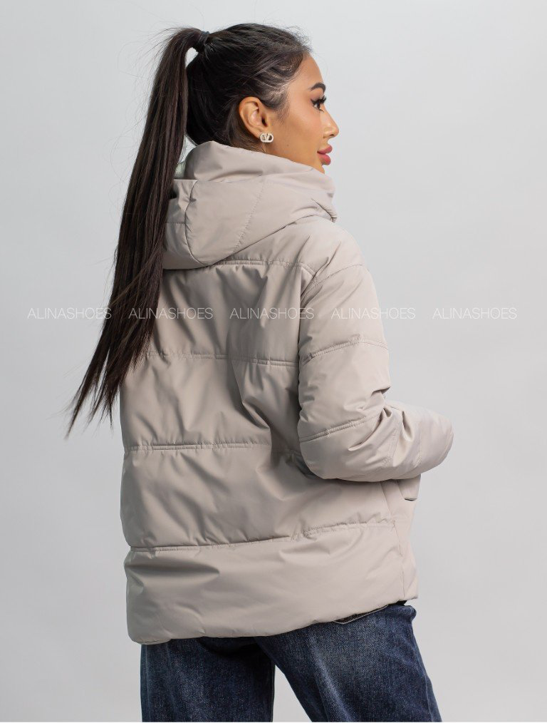 Демисезонная куртка alinashoes светло-бежевый купить,NaN