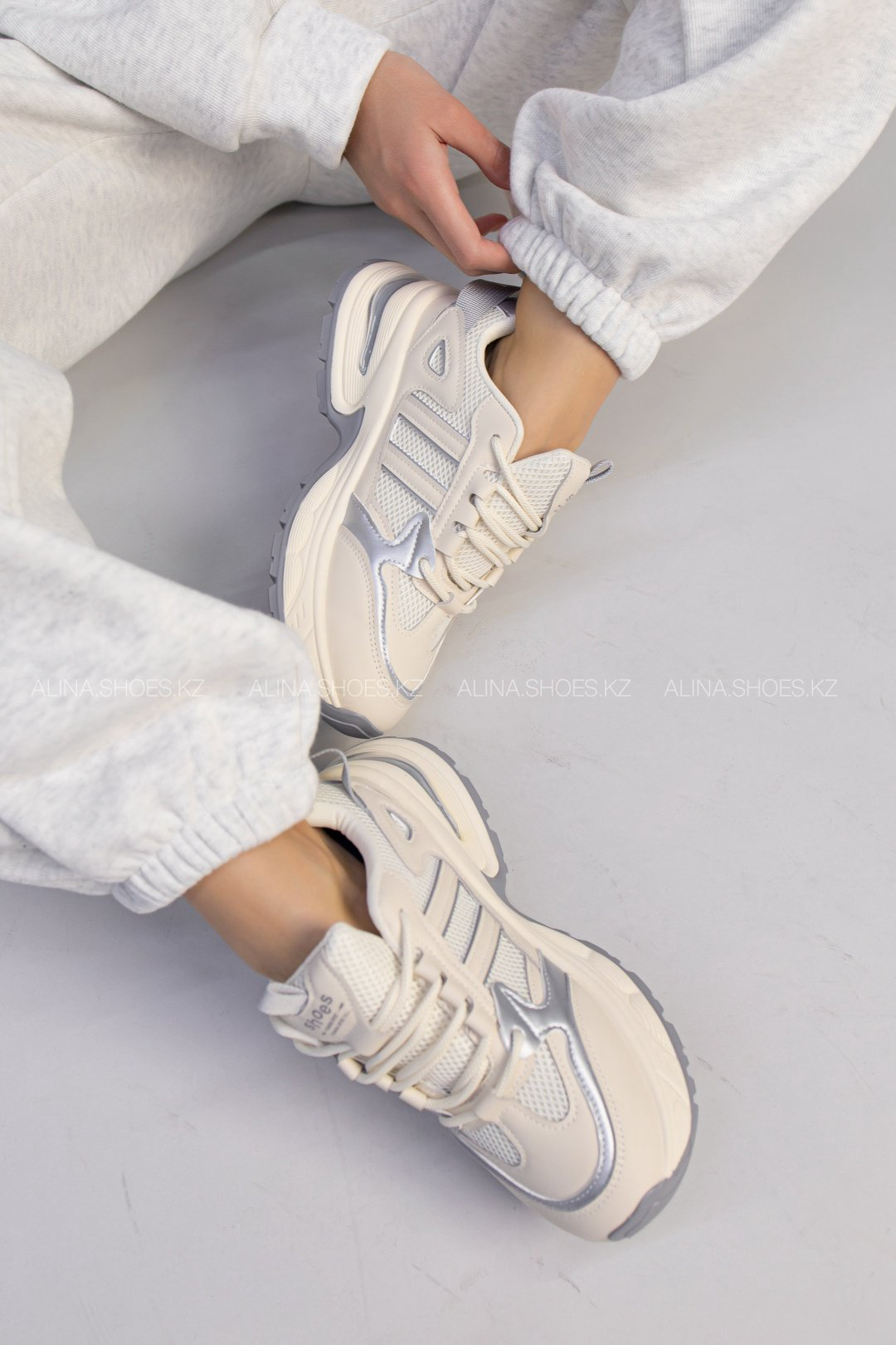 Кроссовки alinashoes серый купить,NaN
