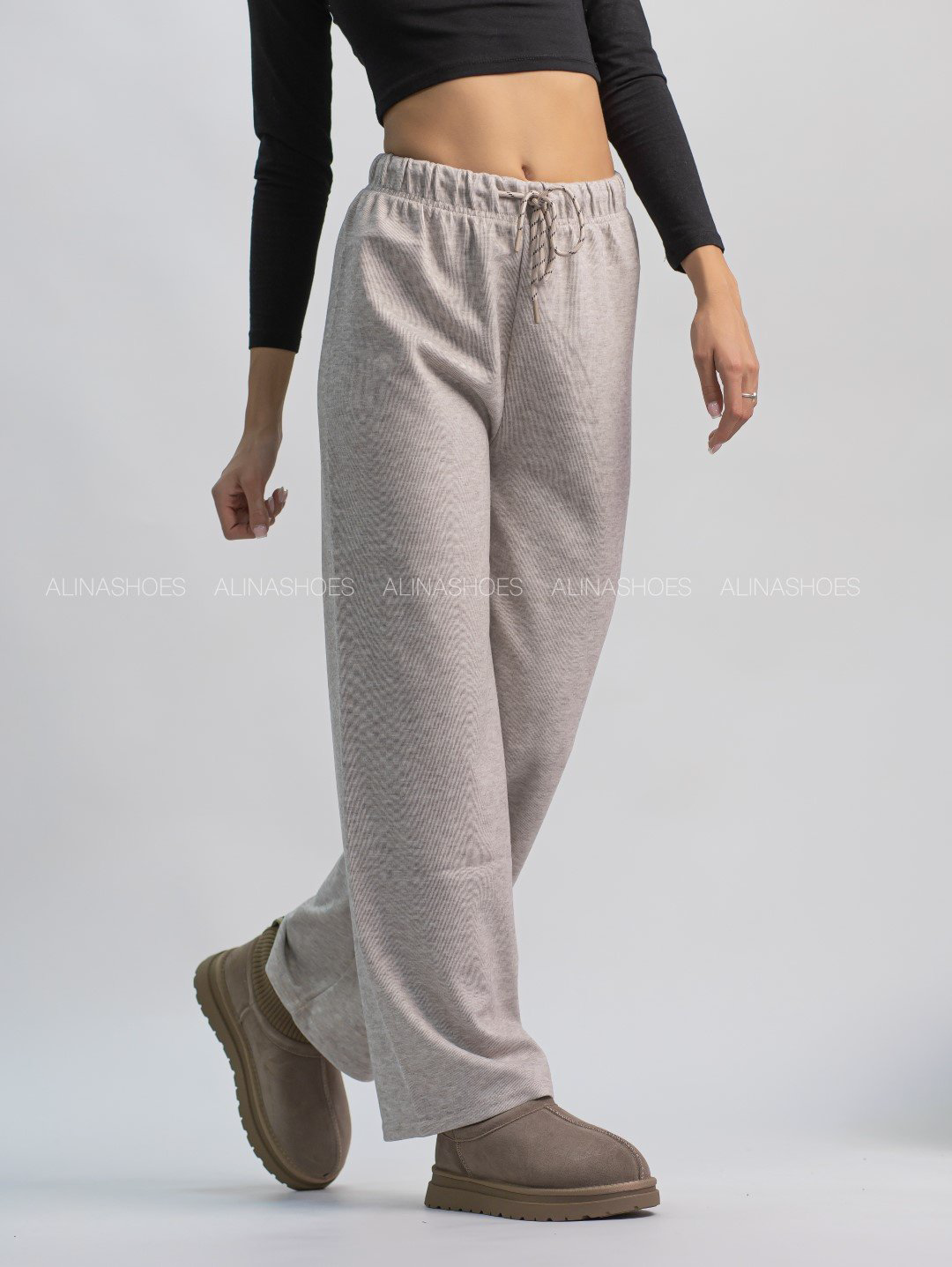 Повседневные брюки alinashoes бежевый купить,NaN
